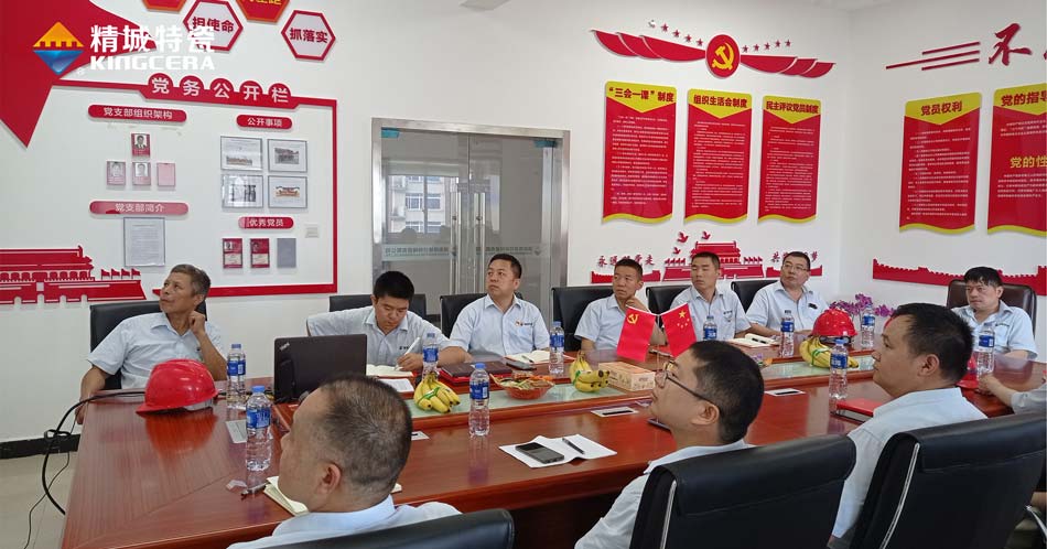 欧亚国际特瓷党支部组织寓目庆祝中国共产党建设100周年大会现场直播