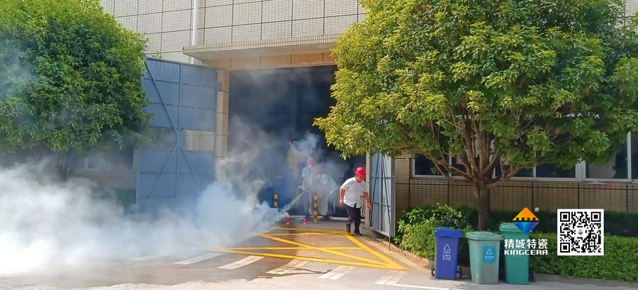 欧亚国际起劲配合消防联合演练，共筑清静生产防线