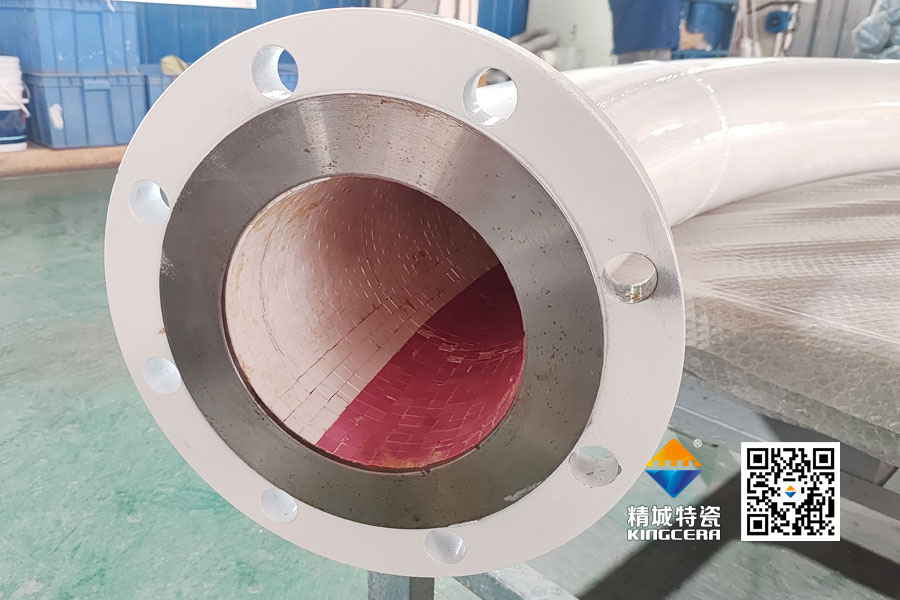 欧亚国际ZTA陶瓷贴片耐磨管道