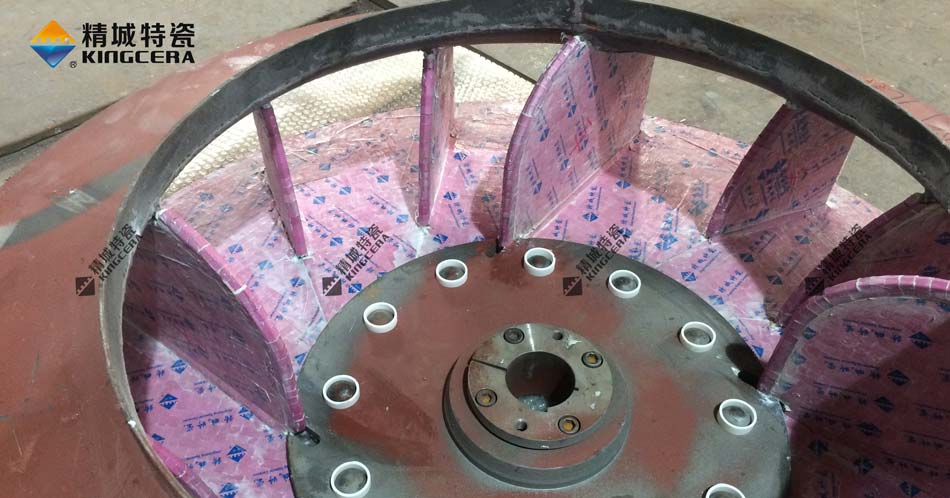 湖南欧亚国际耐磨陶瓷风机叶轮-陶瓷风机叶片-陶瓷风机