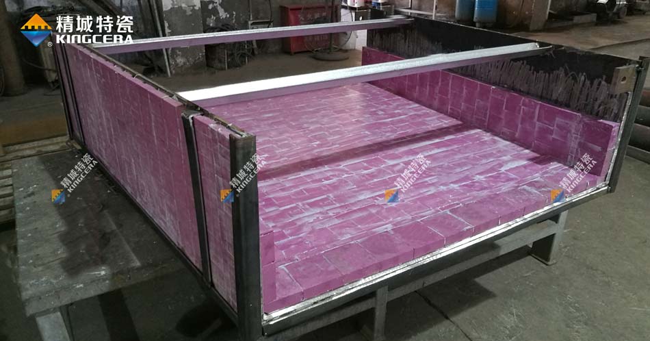 欧亚国际特瓷水泥立磨溜槽衬板厂家定制